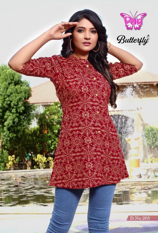 Pari Butterfly Vol 2 Rayon Designer Western Top Collection